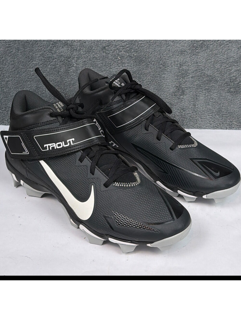 Nike Force Trout 8 Keystone Baseball Cleats CZ5911-011 Black Mens US Size 11.5